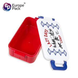 Portable Dustproof Kids Plastic Lunch Boxes Toddler Lunch Containers