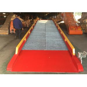 China Loading And Unloading Mobile Yard Ramp / Container Dock Ramp on sale