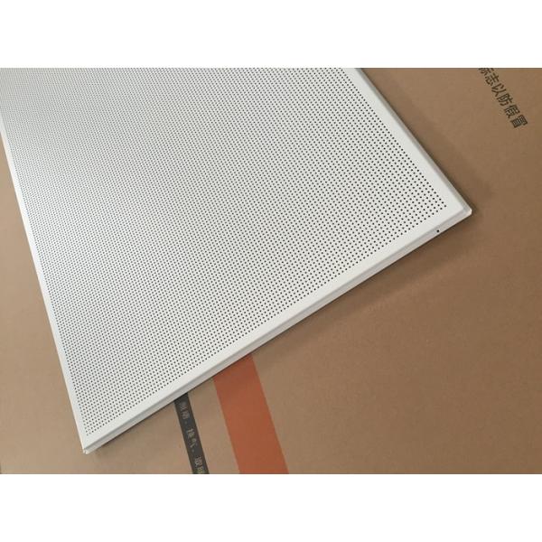 595x1195mm Galvanized Steel Acoustic Ceiling Tiles For Shopping Malls