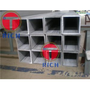Hollow Square / Rectangular Welded Steel Tube Erw / Seamless Carbon Steel