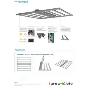 180 Degree Floding UL AC100V 1000 Watt LED Grow Lights