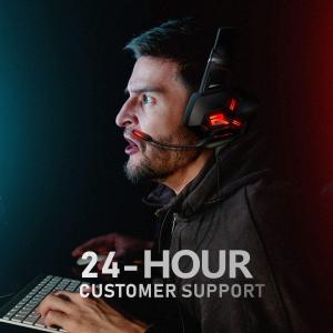 LED Light Noise Cancelling 50mm Runmus K11 Gaming Headset