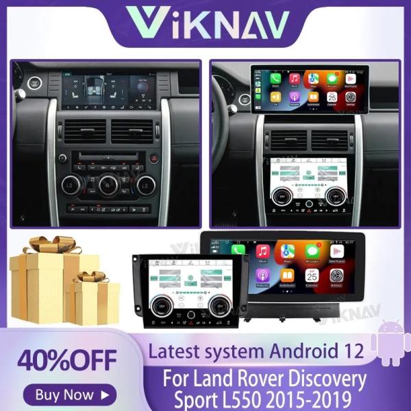 Buy 12.3 Inch Screen Stereo For 2015-2019 Range Rover Discovery Sport L550 128G Navigation GPS Multimedia Player Carplay at wholesale prices