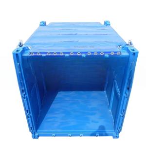 10ft DNV 2.7-1 Standard Open Top Dry Container with Tarpaulin Cover Steel