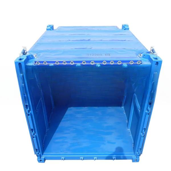 10ft DNV 2.7-1 Standard Open Top Dry Container with Tarpaulin Cover Steel