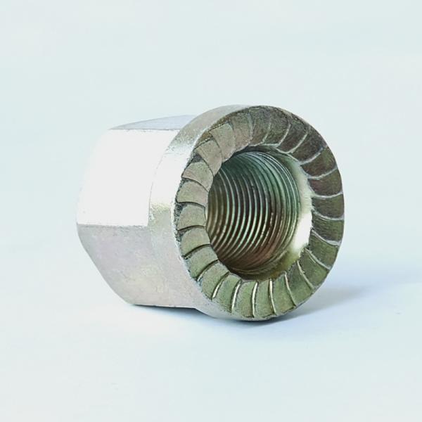 Hexagon Stainless Steel Wheel Lug Nuts With Thick Washer M18 Surface Color Zinc