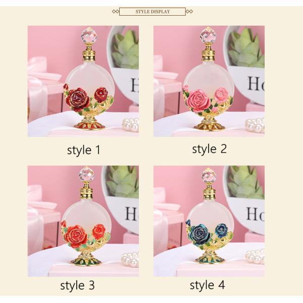 SGS 15ml Arabic Empty Glass Essential Oil Bottle 0.26kg