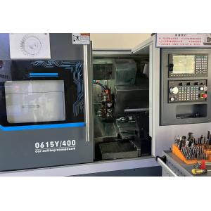High Rigidity CNC Power Turret Lathe Machine With Y Axis And Tail Stock