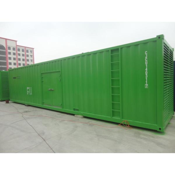 Water Cooling Container Diesel Genset 1200KW 1500KVA Special Drop Noise