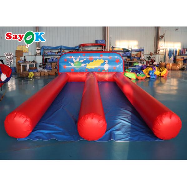 Outdoor Customized Inflatable Human Bowling Game Inflatable Bowling Toys