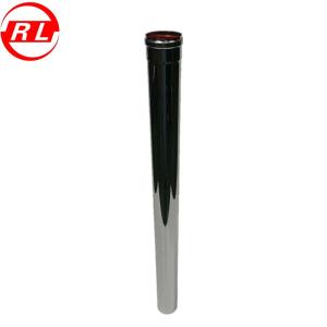 Black Powder Coating 1m Stainless Steel Pellet Stove Pipe