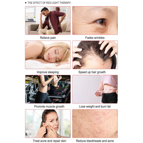 Low EMF Red Therapy Light 400W Panel Device Led Full Body Lamp Face Rowth Medical