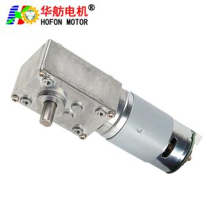 Hofon 40mm encoder brushed reductor motor 12v 24V DC micro Worm Gear Motor with