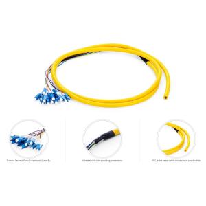 Sc LC FC APC Upc FTTH Pigtail Simplex Duplex Fiber Optic Patch Pigtail For