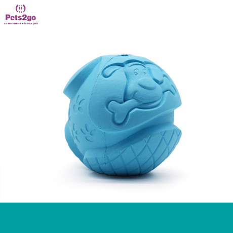 Customized Pets2go 72mm Pet Rubber Ball For Cat Dog