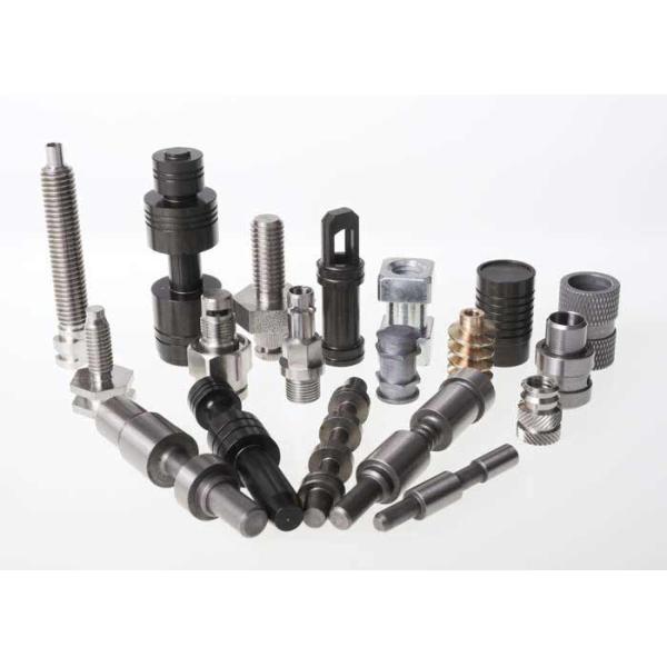 Customized Color Precision Turned Parts , Stainless Steel Bushing With Blackening