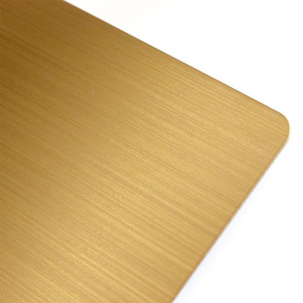 PVD Yellow Rose Four Feet Hairline Stainless Steel Sheet
