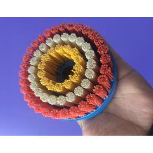 Engineered Custom CNC Deburring Brushes , Ceramic Disc Metal Processing Brushes