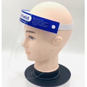Medical Clear 0.25MM Plastic PPE Face Shields Splash Protection 33cm*22cm Size