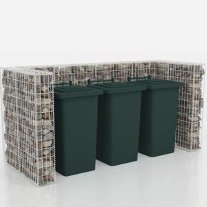 China 4mm Welded Gabion Bin Surround Steel Waste Container Enclosures on sale