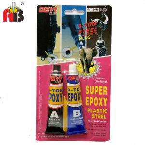 China Heat Resistant (-60 to +100°C) Epoxy AB Glue with Touch Dry in 30 Minutes and Full Cure in 24 Hours on sale