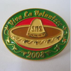 Custom size enamel lapel pins badges