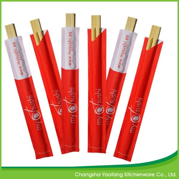 Buy Disposable Customized Chop Sticks Bamboo Twins Sushi 21cm Eco Friendly at wholesale prices