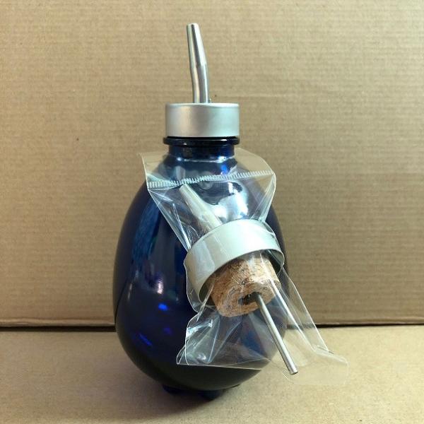 Factory Wholesale 304 Stainless Steel Oil Pourer Spout with Cork Stopper for 38mm bottle