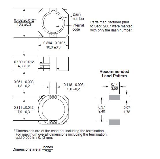 4.8 mm high shielded inductors MSS1048T-801NL_ for ambient temperatures up to 165°C