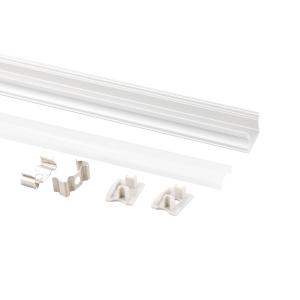 Anodizing Extruded Housing Aluminum Led Lighting Profile Surface Mounted