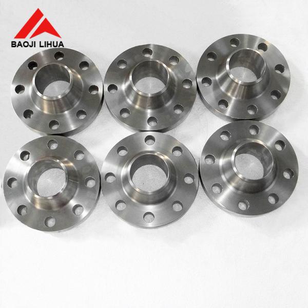ASME B16.5 Titanium Weld Neck Flange Class 300 Gr2 Gr5 Gr7 WN Flange Weld Neck Raised Face RFWN For Industrial Purposes
