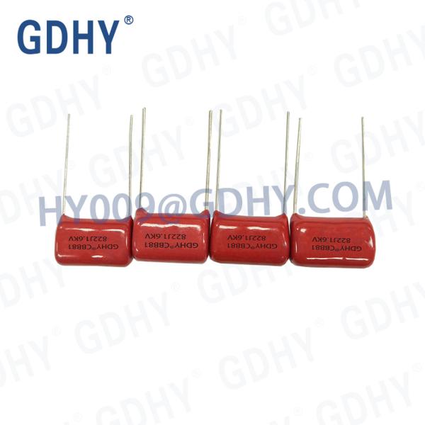 Buy 822nF Metallized Polypropylene Film Capacitor 1600VDC at wholesale prices