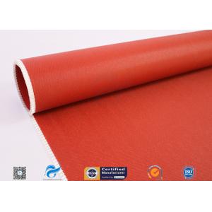 Non Flammable Abrasion Resistance Silicone Coated Fabric 1010g High Strength