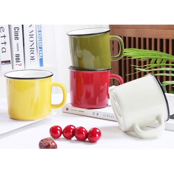 Buy Enamel 13 Oz 380ml Personalised Ceramic Mugs at wholesale prices