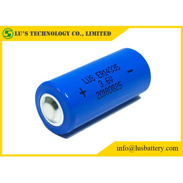 Utility Metering Lithium LiSOCl2 Battery Er14335 Cylinder For Earthquake
