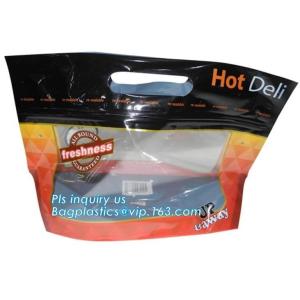 custom printed rotisserie chicken bags roast chicken packaging bag, k handle