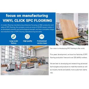 3.5mm SPC Click Lock Flooring Interlocking Spc Flooring Tile Environment