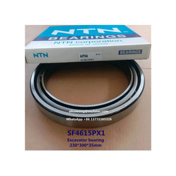 SF4615PX1 SF4615 excavator bearing thin section angular contact ball bearing 230*300*35mm