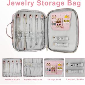 Extra Large Durable and Lightweight Makeup Bag Double Layer Makeup Organizer