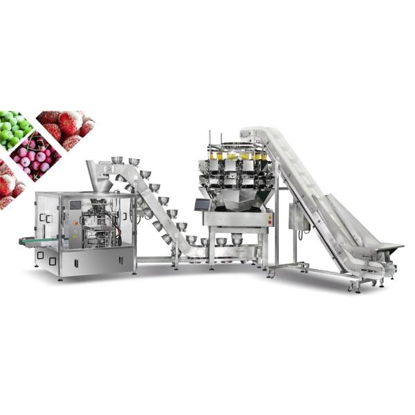 Buy Frozen Food Fruit Multihead Weigher Packing Machine SUS 304 at wholesale prices