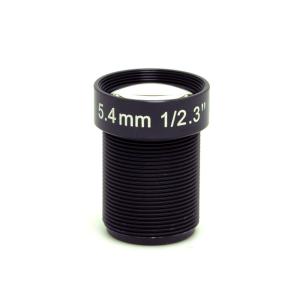 Quality 5.4mm 1/2.3&quot; F2.5 12MP 60Degrees S Mount 4K Low Distortion Lens for sale