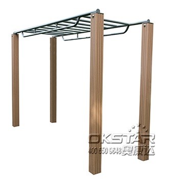 Buy Steel outdoor fitness equipment horizontal ladder climbing ladder at wholesale prices