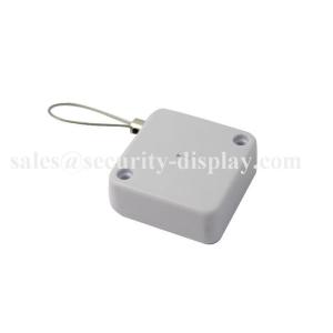Plastic Square Shape Anti-Theft Recoiler with Adjustable Loop Cable End