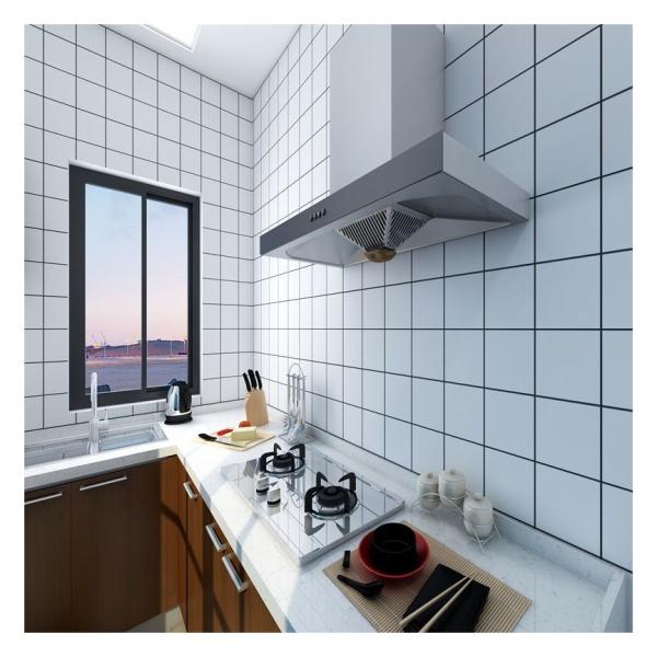 Anti-Oil Stickers Countertop Furniture Waterproof Self-Adhesive Roll Wallpaper