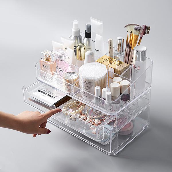 Buy Carved Acrylic Makeup Organizer For Brushes And Powders at wholesale prices