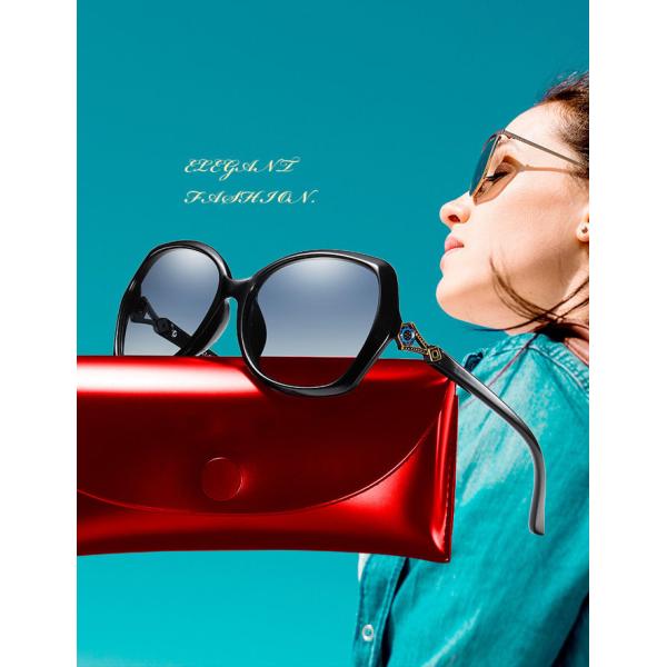 BSCI Oversized Designer Polarized Fashion Sunglasses UV400 Resin Lens