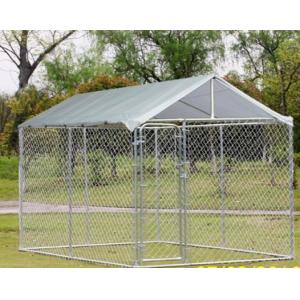 Rust Resistant Galvanized Steel 4x4m Dog Run Kennel