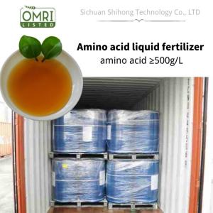 Quality Water Soluble Fertilizer Enzymatic Hydrolysis Of Amino Acid 50% Liquid Foliar 8-0-0 for sale