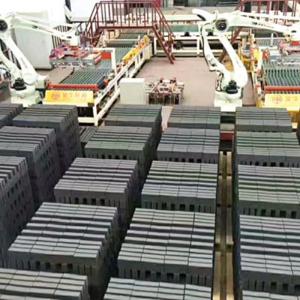 Robot Setting System Automatic Brick Making Machine 0.8Mpa Pressure