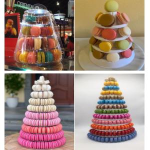Customize Plastic Macaron Packaging With PET Inner Tray